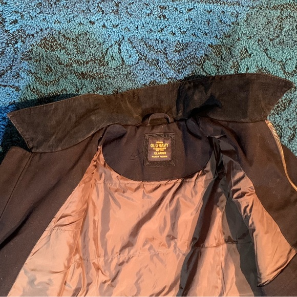 Old Navy black heavy jacket. Men’s XL jacket - Picture 9 of 14